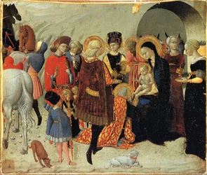 La adoración de los magos, ca. 1435
