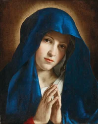 La Virgen en oración, mediados del siglo XVII