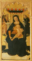 Virgen con el Niño entronizado