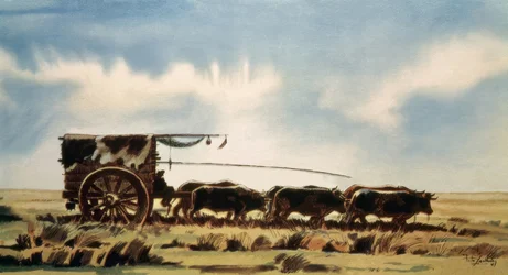Cruzar la Pampa en carreta