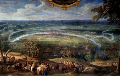 Las acciones de Luis II de Borbón, Príncipe de Condé, bloqueo de París en 1649 durante la Fronda