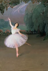 Bailarina Karsavina como Sylphide