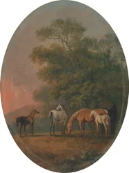 Yeguas y potros [1795, Royal Academy of Arts, Londres, catálogo de exposición].