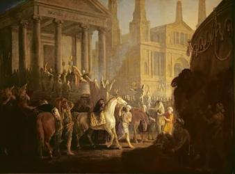La elección de Darío (óleo sobre lienzo)