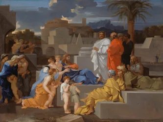 Cristo recibe a los niños