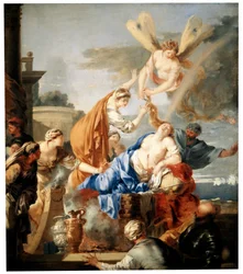 La muerte de Dido, c1637-c1640