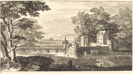 Paisaje con castillo
