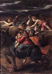 La Huida a Egipto, 1585