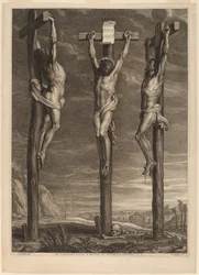 Cristo crucificado entre dos ladrones