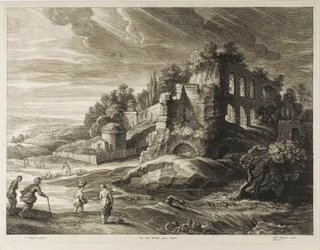 Paisaje con las grandes ruinas, de Los pequeños paisajes