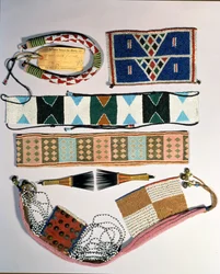 Colección de abalorios zulúes