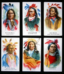 Seis destacados líderes sioux