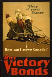 Sirven a Francia, ¿cómo puedo servir a Canadá? Comprar bonos de la victoria