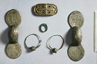 Joyería de Camon, Amiens, Somme, carolingia, siglo VII-X