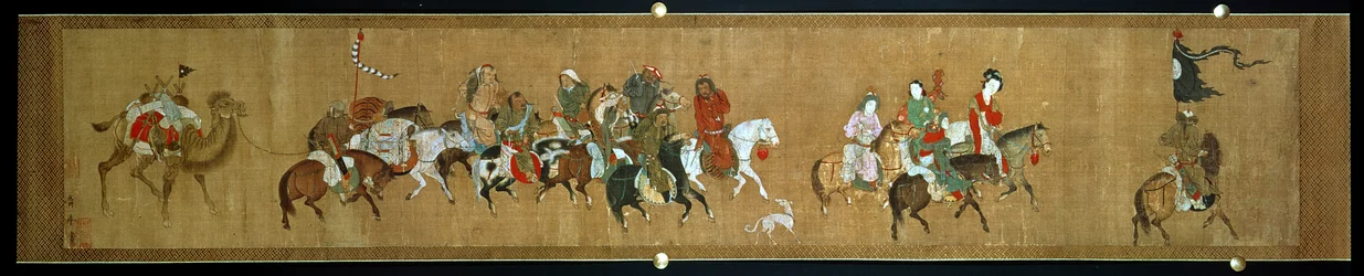 Un convoy de mongoles, chinos