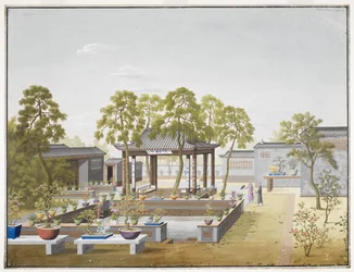 Add Or 2127 Dibujo del jardín de un comerciante chino