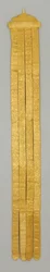 Banderola/Colgante de templo, c. siglo XVIII