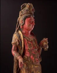 (detalle) de Guanyin, dinastía Song