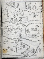 Mapa de las expediciones de Zheng He en África Oriental