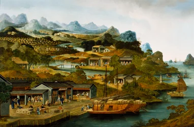 Producción de té en China, Guangzhou, China