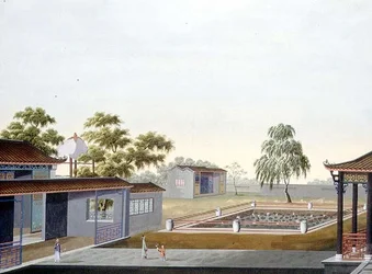 Jardín amurallado, c.1820-40