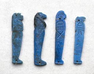 Amuleto de un Hijo de Horus, período grecorromano, 332 a.C.-395 d.C.