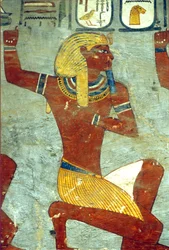 Antiguo Egipto, Pintura, Tumba de Ramsés I, Tebas