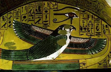 Luxor - Tebas: Página web de DEIR EL MEDINEH. Aldea y necrópolis de artesanos. Detalle de una tumba dinastía XVIII.