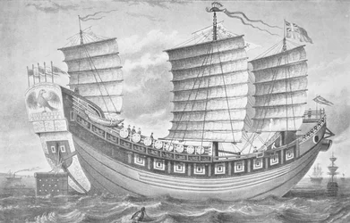Junk chino Keying, el primer barco chino en llegar a Europa en 1848