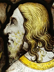 Sección conservada de la Gran Ventana Este en York Minster: 