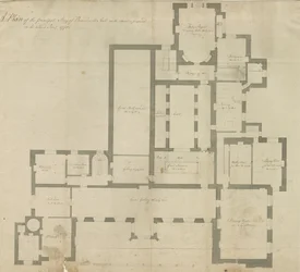 Interior de Beaudesert Hall y Parque
