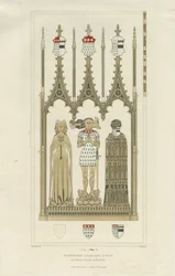 Interior de la Iglesia de Okeover - Monumento a Humphrey Oker