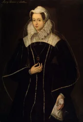 María (1542-87) Reina de Escocia (óleo sobre tabla)