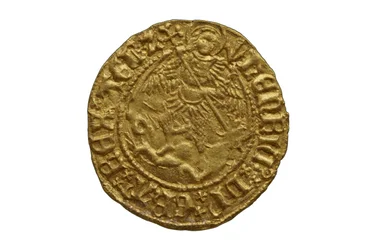 Moneda Tudor del tesoro de Asthall