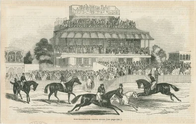 Wolverhampton - Grand Stand: grabado en madera, nd [c.1844]