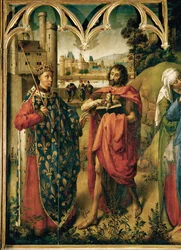 Luis IX, El Santo con San Juan Bautista ...