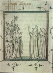 Carlos V (1338-80) el Sabio promulgando un decreto sobre la sucesión ante el Parlamento de París