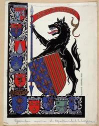 Escudo del Gévaudan. (Bête)