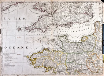 Mapa de la región de 