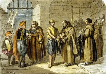 Miguel de Cervantes salvado por los Padres de la Redención