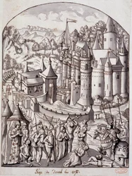 Asedio de Derval (Bretaña) en el año 1375