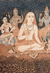 Adi Sankara (acuarela sobre papel)