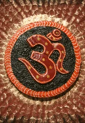 Om Yeso de Pintura, Gujarat, India