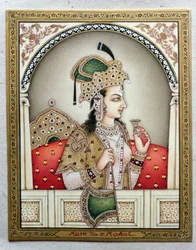 Retrato de Arjumand Banu Begum (m. 1631) Mumtaz-i Mahal
