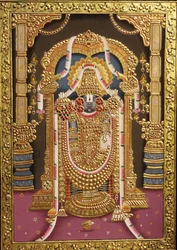 Tirupati Balaji Oro repujado India Asia