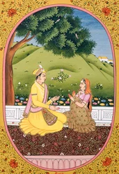 Calendario anual Cuadro y pintura para un mes hindú Baisakh, India