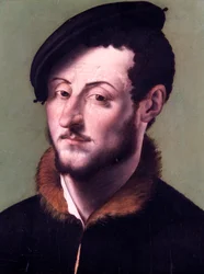 Retrato de hombre (óleo sobre panel de álamo)
