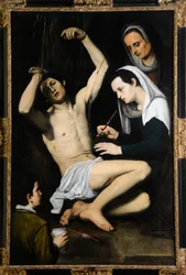 San Sebastián atendido por las Santas Mujeres