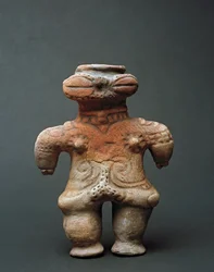Escultura de terracota dogu de Akita, período Jomon siglo XI-IV a.C.