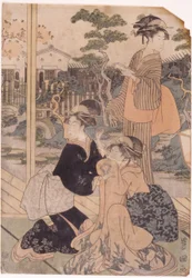 Tres damas japonesas